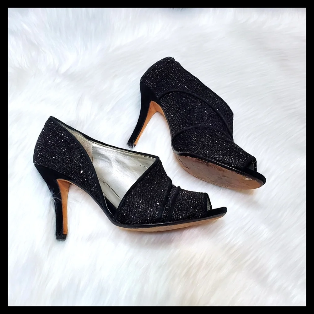 Adrienne Vittadini Sparkle Heels Size 7.5